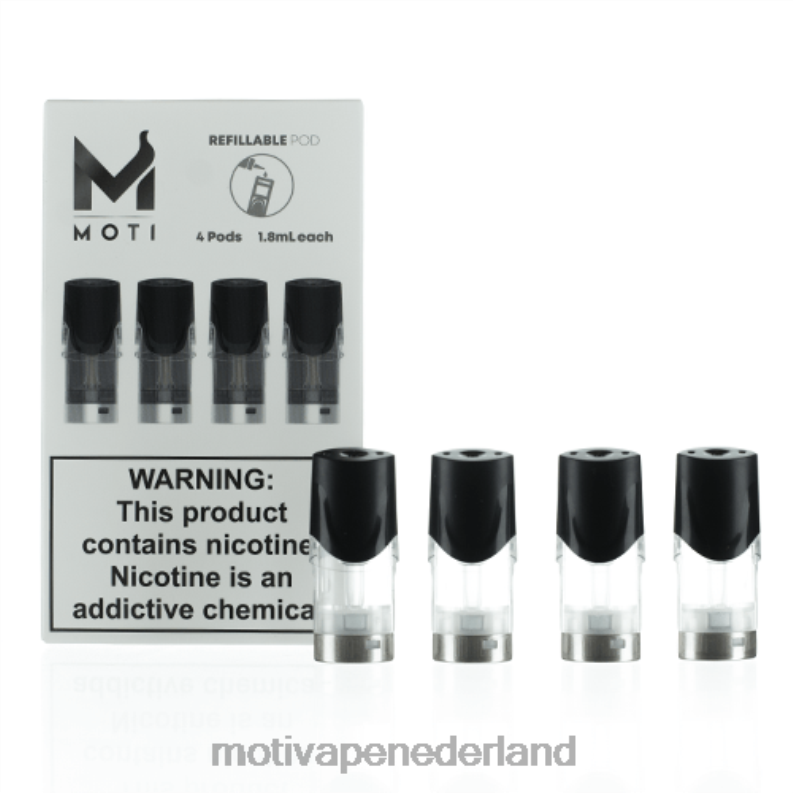 (pak van 4) - Moti vape pods - MOTI navulbare vervangende podcartridges 0L06N74