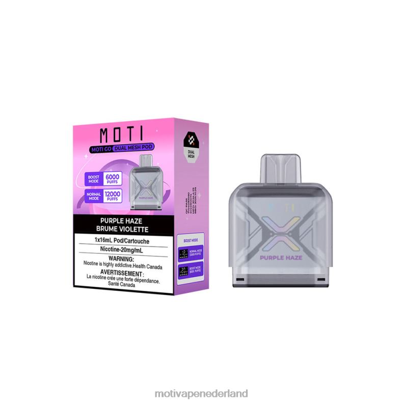 paarse nevel - Moti vape pods - MOTI Go Pro wegwerpbare capsule 0L06N94