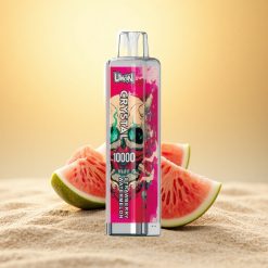 Uwin Crystal 10000 Puffs Aardbei Watermeloen RGB Licht Mesh Coil