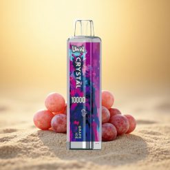 Uwin Crystal 10000 Puffs Druif IJs RGB LED 18ml 650mAh