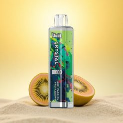 Uwin Crystal 10000 Puffs Kiwi Passievrucht Guave RGB Verlichting Mesh Coil