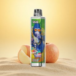 Uwin Crystal 10000 Puffs Twee Appel RGB Licht Mesh Coil Type-C