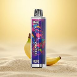Uwin Crystal 10000 Puffs Vanille IJs RGB 18ml 0.8 Ohm Mesh