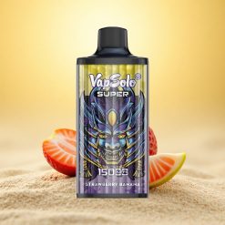 Vapsolo Super 15000 Puffs Aardbei Banaan 40ml 850mah Mesh