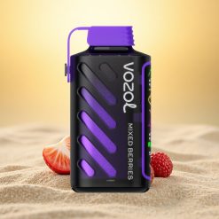 VOZOL Gear Power 20000 Puffs Gemengde Bessen Dual Mesh Coil Full Screen Display 20mL
