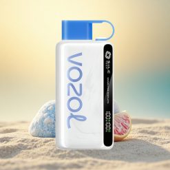 VOZOL STAR 9000/12000 Puffs Blauwe Framboos IJs met Snel Opladen en Gerecycled Plastic