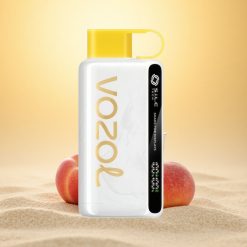 VOZOL STAR 9000/12000 Puffs Kers Perzik Limonade met Snel Opladen en Gerecycled Plastic