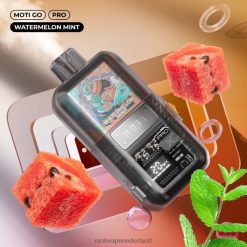 watermeloen munt - Moti vape review - MOTI Go Pro wegwerpdamp (5%, 12.000 trekjes) 0L06N25